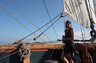 Student sailing F15